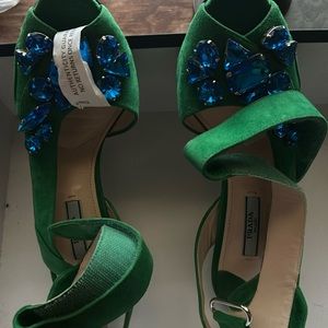 Gorgeous embellished Prada sandals